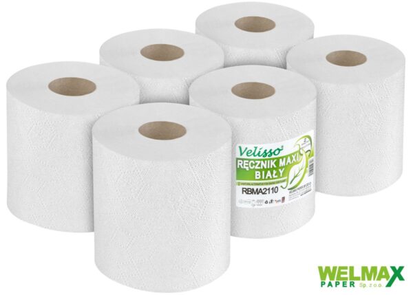 MAXI PAPER ROLL WHITE 2 PLY 110 m - Image 2